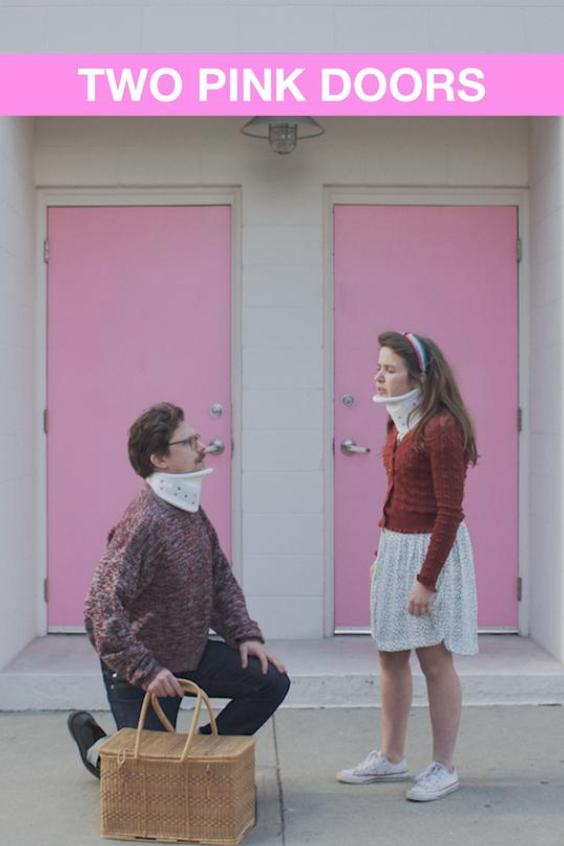 Two Pink Doors